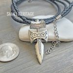 Viking Spear Necklace Norse Pendant Amulet 925 Sterling Silver Men