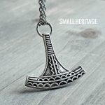 Thor Mjolnir Viking Necklace Medieval Style Pendant Norse Hammer