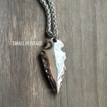 Viking Spear Necklace Stainless Steel Pendant Odin Gungnir Vegvisir Amulet