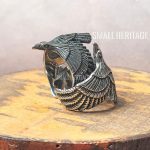 aFlying Eagle Ring Stainless Steel Bird Punk Silver Color Vintage Style