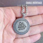 Rotating Viking Valknut