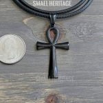 Ankh Necklace Stainless Steel Key Of Life Pendant Chain Ancient Egyptian Amulet
