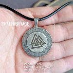 Rotating Viking Valknut - sizes