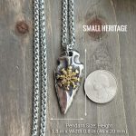 Viking Spear Necklace Stainless Steel Pendant Odin Gungnir Vegvisir Amulet