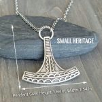 Thor Mjolnir Viking Necklace Medieval Style Pendant Norse Hammer