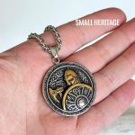 Viking Warrior Necklace Stainless Steel Pendant Chain Nordic Berserk