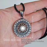 Slavic Viking Svarog Kolovrat Sun Necklace Rodnoverie Amulet Rune