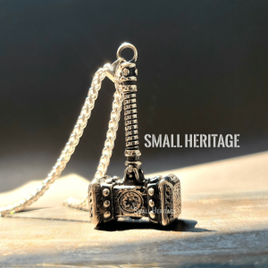 Thor Hammer Viking Necklace Stainless Steel Pendant Norse Mjolnir Amulet