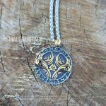 Raven Necklace Huginn & Muninn Rune Valknut Viking Pendant Vegvisir