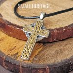 Celtic Cross Necklace Norse Viking Knot Pendant