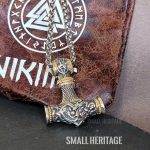 Viking Necklace Norse Amulet Pendant Hammer Mjolnir
