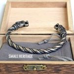 Viking Dragon Bracelet Stainless Steel Cuff Men Bangle Norse