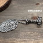 Thor Hammer Viking Necklace Stainless Steel Pendant Norse Mjolnir