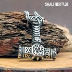 Thor Hammer Viking Necklace Stainless Steel Pendant Norse Mjolnir