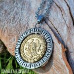 Rotating Viking Necklace Stainless Steel Norse Amulet