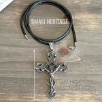 Large Christian Crucifix Cross Necklace