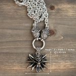 Wolf Head Large Heavy Witcher Necklace Stainless Steel Pendant