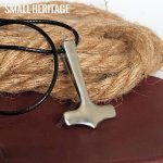 Small Heritage Thor Mjolnir Viking Necklace Norse Hammer Pendant