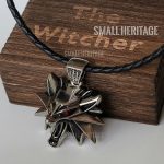 Witcher Necklace Stainless Steel Large Wolf Head Pendant