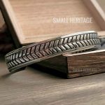 Twisted Bracelet Stainless Steel Wheat Style Adjustable Viking Bangle