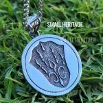 Wolf Head Stainless Steel Necklace Wizard Witcher Pendant Amulet