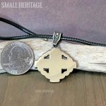 Celtic Cross Necklace Stainless Steel Irish Christian Pendant