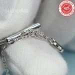 Small Heritage Celtic Cross Necklace 925 Sterling Silver Small Irish Pendant Chain