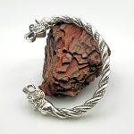 Small Heritage 925 Sterling Silver Viking Cuff Norse Bracelet