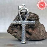 Key Of Life Ankh Necklace 925 Sterling Silver Pendant