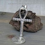 Key Of Life Ankh Necklace 925 Sterling Silver Pendant