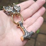 Viking Wolf Head Stainless Steel Necklace