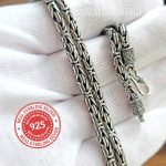 Handcrafted 925 Sterling Silver Byzantine