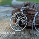 Tree of Life Necklace Stainless Steel Pendant Chain