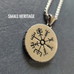 Viking Valknut Necklace Norse Vegvisir Pendant