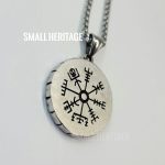 Viking Valknut Necklace Norse Vegvisir Pendant