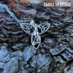Celtic Knot 925 Sterling Silver Necklace Wolf Amulet