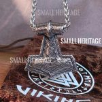Viking Stainless Steel Mjolnir Necklace