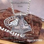 Viking Stainless Steel Mjolnir Necklace