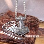 Viking Stainless Steel Mjolnir Necklace