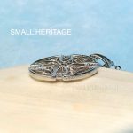 925 Sterling Silver Irish Celtic Cross Necklace Small Round Pendant