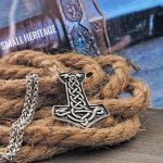 Viking Stainless Steel Necklace Norse Amulet Pendant Thor Hammer Mjolnir Men