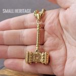 Viking Hammer Necklace Stainless Steel Thor Mjolnir