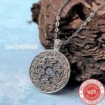 Celtic Triple Spiral Triskele Necklace