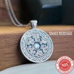 Celtic Triple Spiral Triskele Necklace
