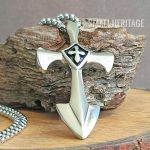 Crusader Cross Necklace Medieval Style Pendant