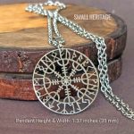 Lightweight Viking Pendant Norse Helm of Awe Necklace