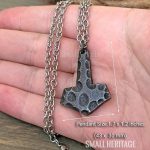 Viking Stainless Steel Mjolnir Necklace Norse Hammer Pendant