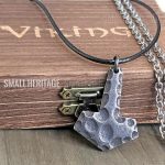 Viking Stainless Steel Mjolnir Necklace Norse Hammer Pendant