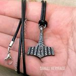 Viking Mjolnir Necklace Algiz Rune