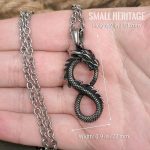 Dragon Necklace Serpent Pendant Cycle Of Birth